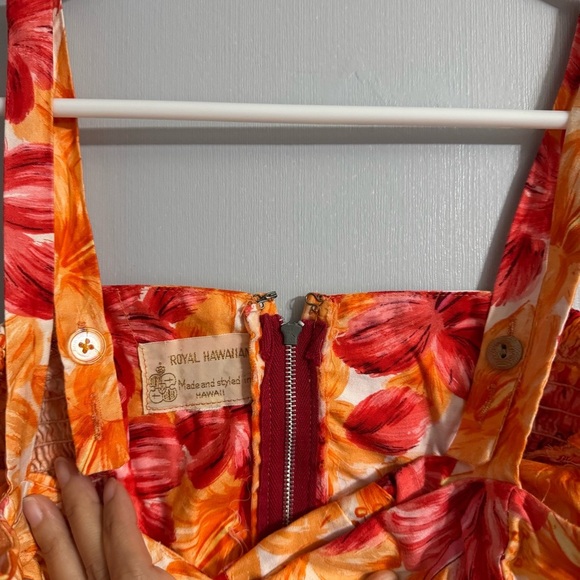 Royal Hawaiian Floral Romper Size XS - Picture 8 of 13